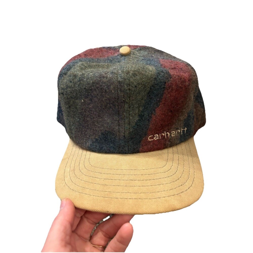 Carhartt Vintage Aztec Blanket Hat Trucker Cap Southwest Made in USA